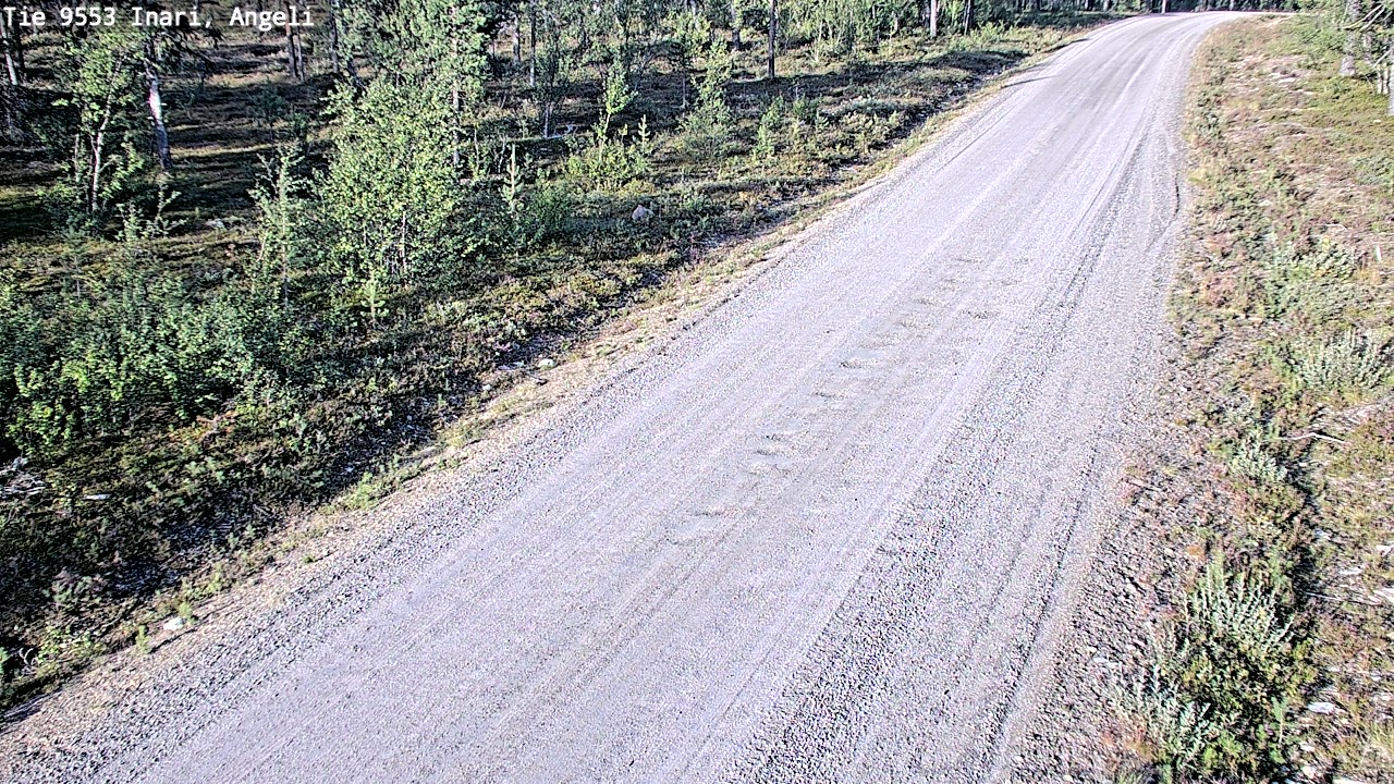Weather Camera Image Road 9553 Inari, Angeli, Lintupuolivaara, Inari, Lappi