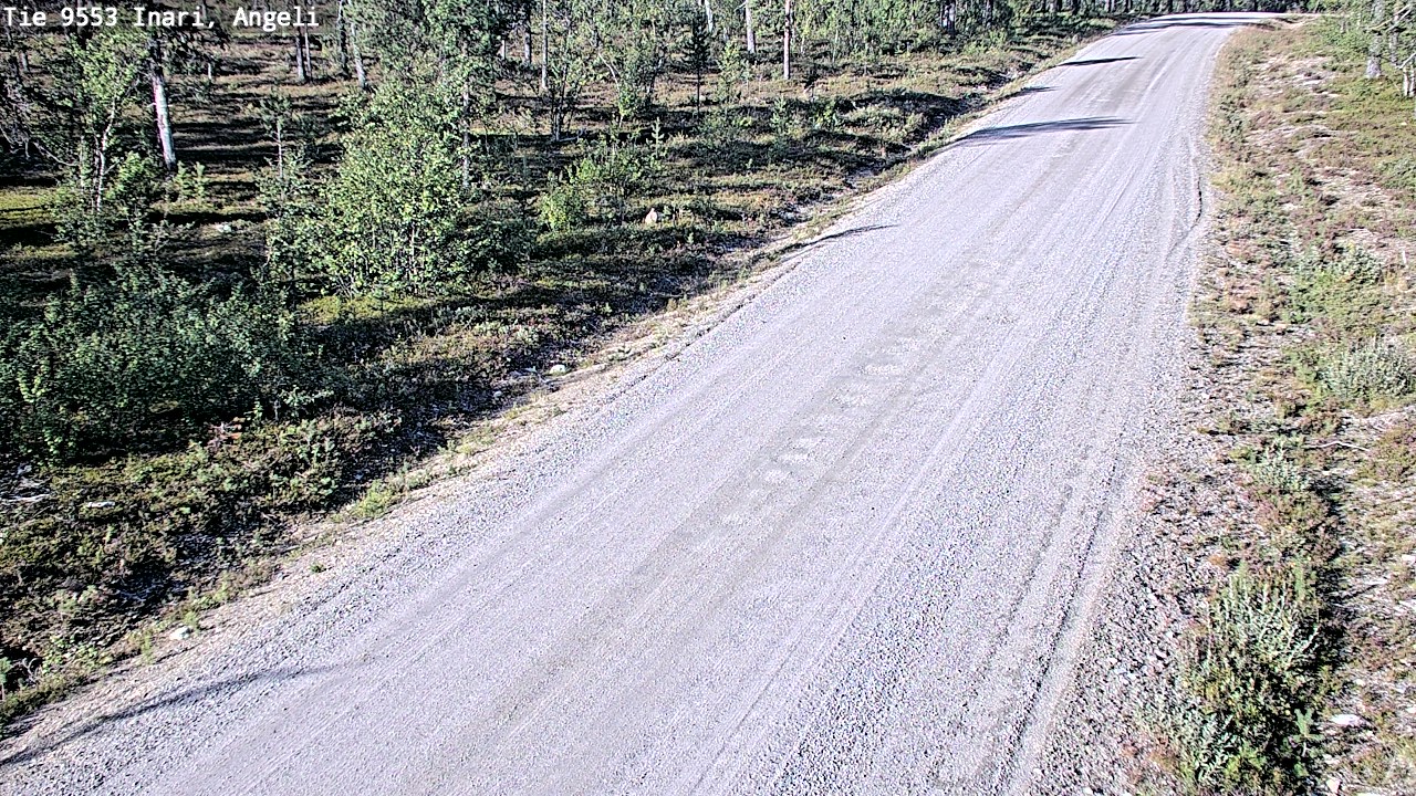 Weather Camera Image Road 9553 Inari, Angeli, Lintupuolivaara, Inari, Lappi