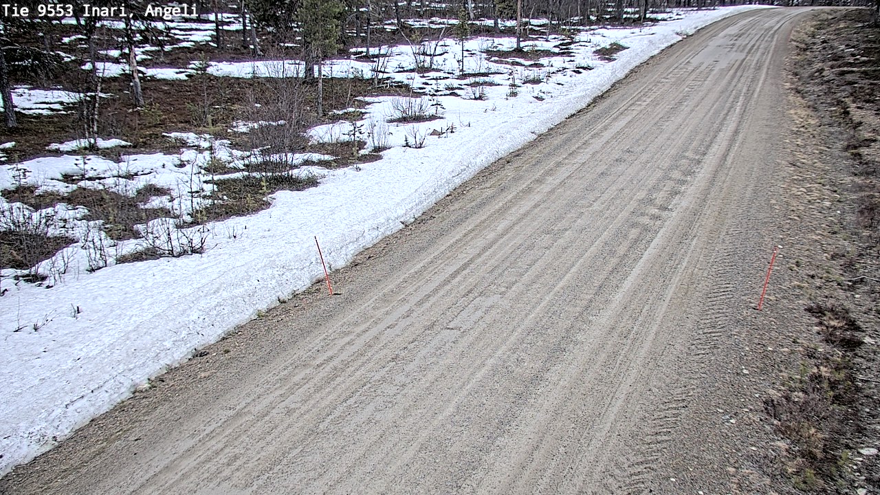 Kelikamerat Kuva Tie 9553 Inari, Angeli, Lintupuolivaara, Inari, Lappi