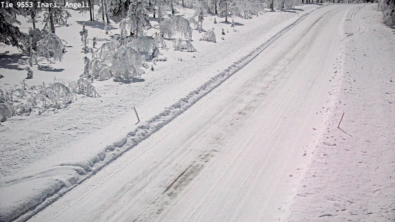 Kelikamerat Kuva Tie 9553 Inari, Angeli, Lintupuolivaara, Inari, Lappi
