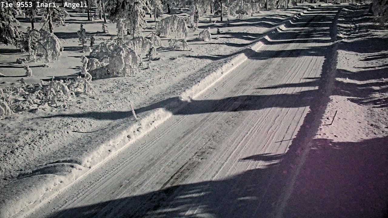 Kelikamerat Kuva Tie 9553 Inari, Angeli, Lintupuolivaara, Inari, Lappi