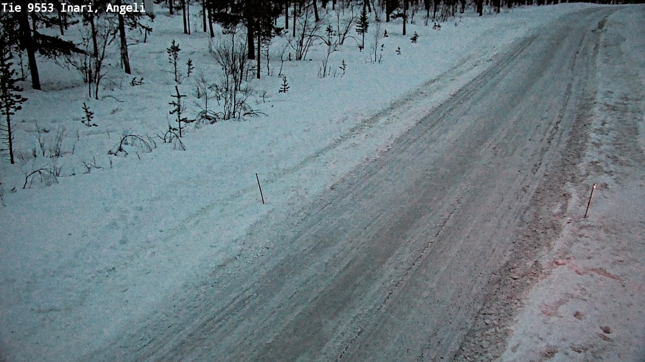 Kelikamerat Kuva Tie 9553 Inari, Angeli, Lintupuolivaara, Inari, Lappi
