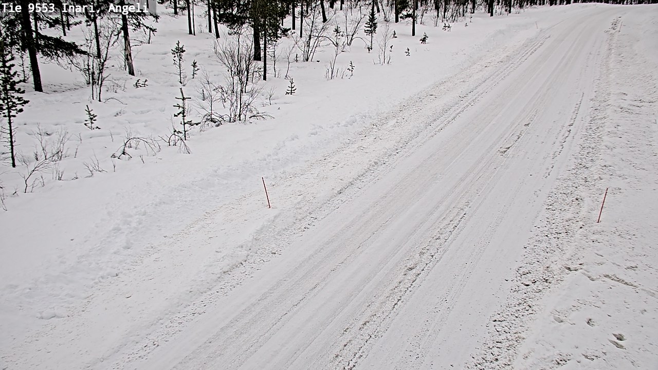 Kelikamerat Kuva Tie 9553 Inari, Angeli, Lintupuolivaara, Inari, Lappi
