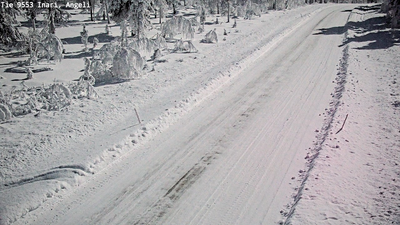 Kelikamerat Kuva Tie 9553 Inari, Angeli, Lintupuolivaara, Inari, Lappi