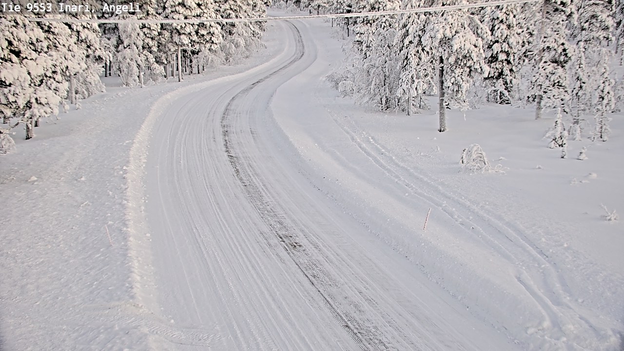 Kelikamerat Kuva Tie 9553 Inari, Angeli, Lintupuolivaara, Inari, Lappi