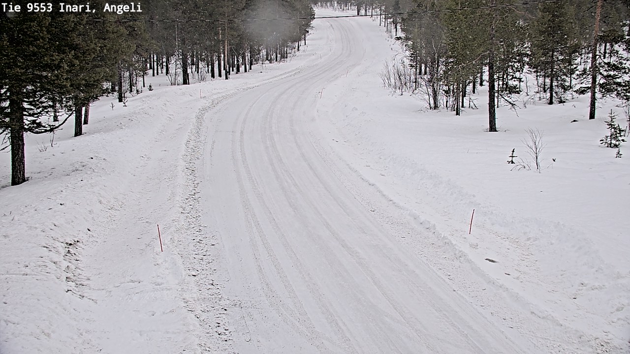 Kelikamerat Kuva Tie 9553 Inari, Angeli, Lintupuolivaara, Inari, Lappi