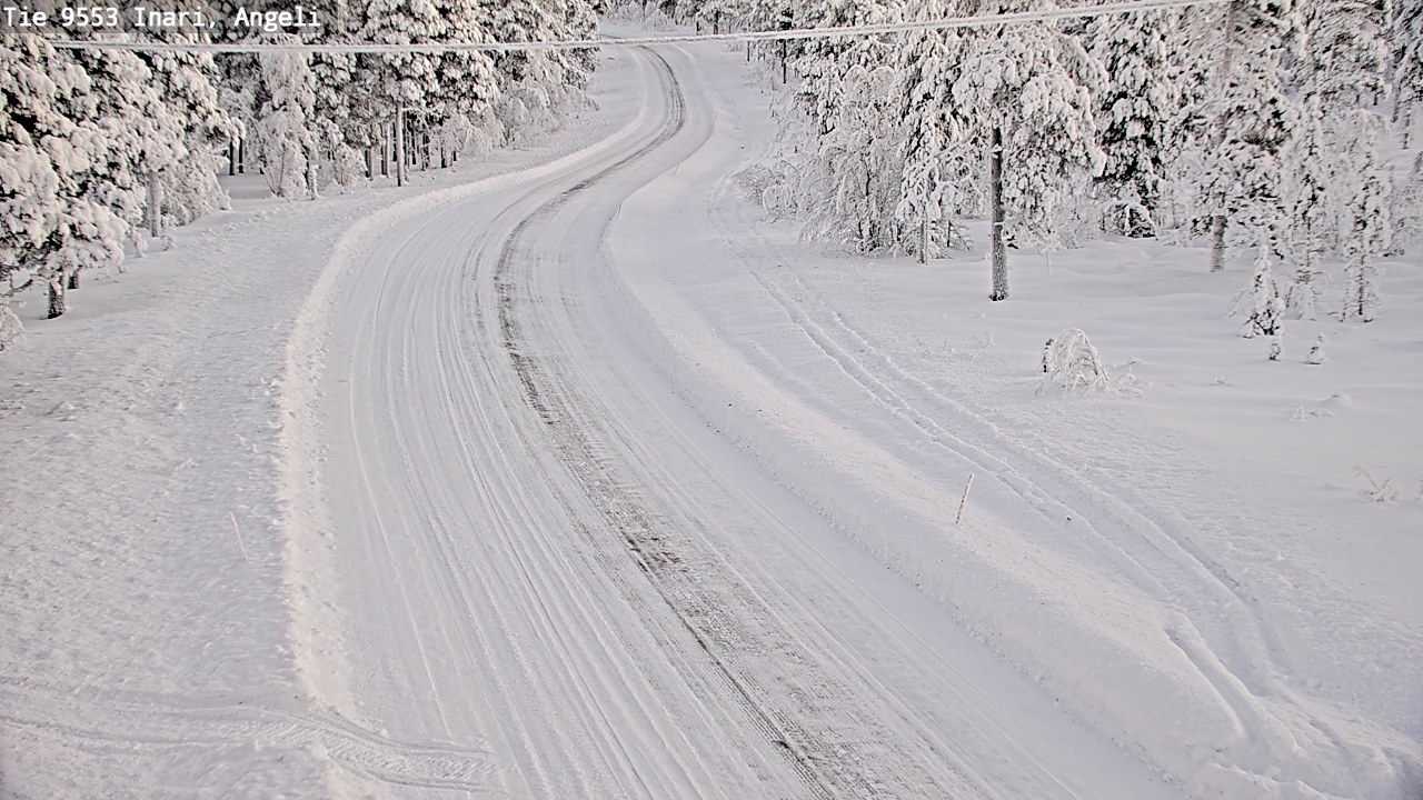 Kelikamerat Kuva Tie 9553 Inari, Angeli, Lintupuolivaara, Inari, Lappi