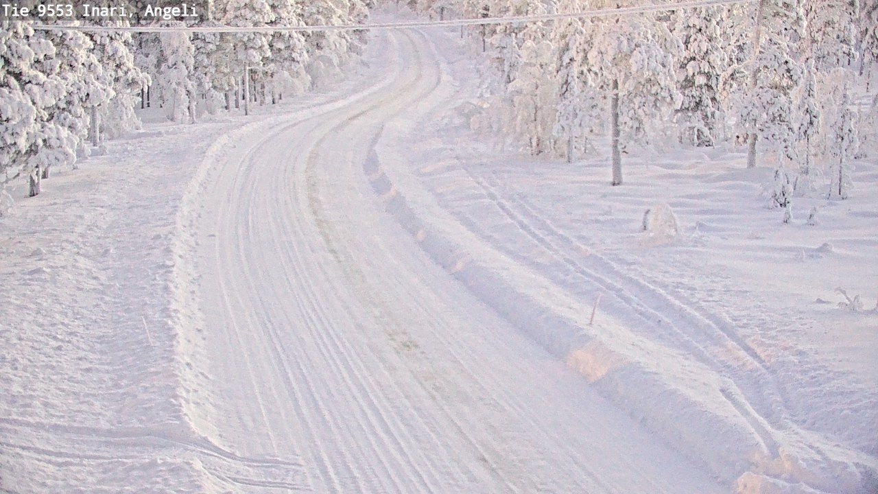 Kelikamerat Kuva Tie 9553 Inari, Angeli, Lintupuolivaara, Inari, Lappi