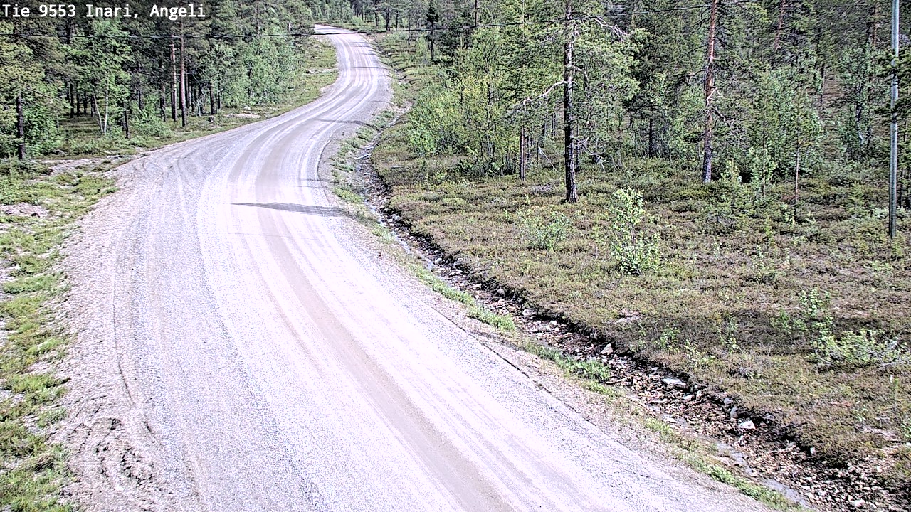 Kelikamerat Kuva Tie 9553 Inari, Angeli, Lintupuolivaara, Inari, Lappi