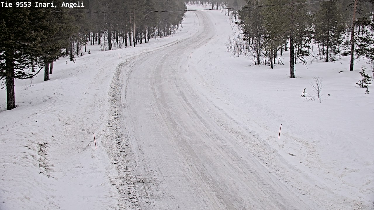 Kelikamerat Kuva Tie 9553 Inari, Angeli, Lintupuolivaara, Inari, Lappi