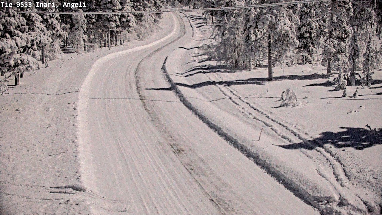 Kelikamerat Kuva Tie 9553 Inari, Angeli, Lintupuolivaara, Inari, Lappi