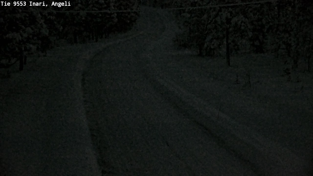 Weather Camera Image Väg 9553 Inari, Angeli, Lintupuolivaara, Inari, Lappi