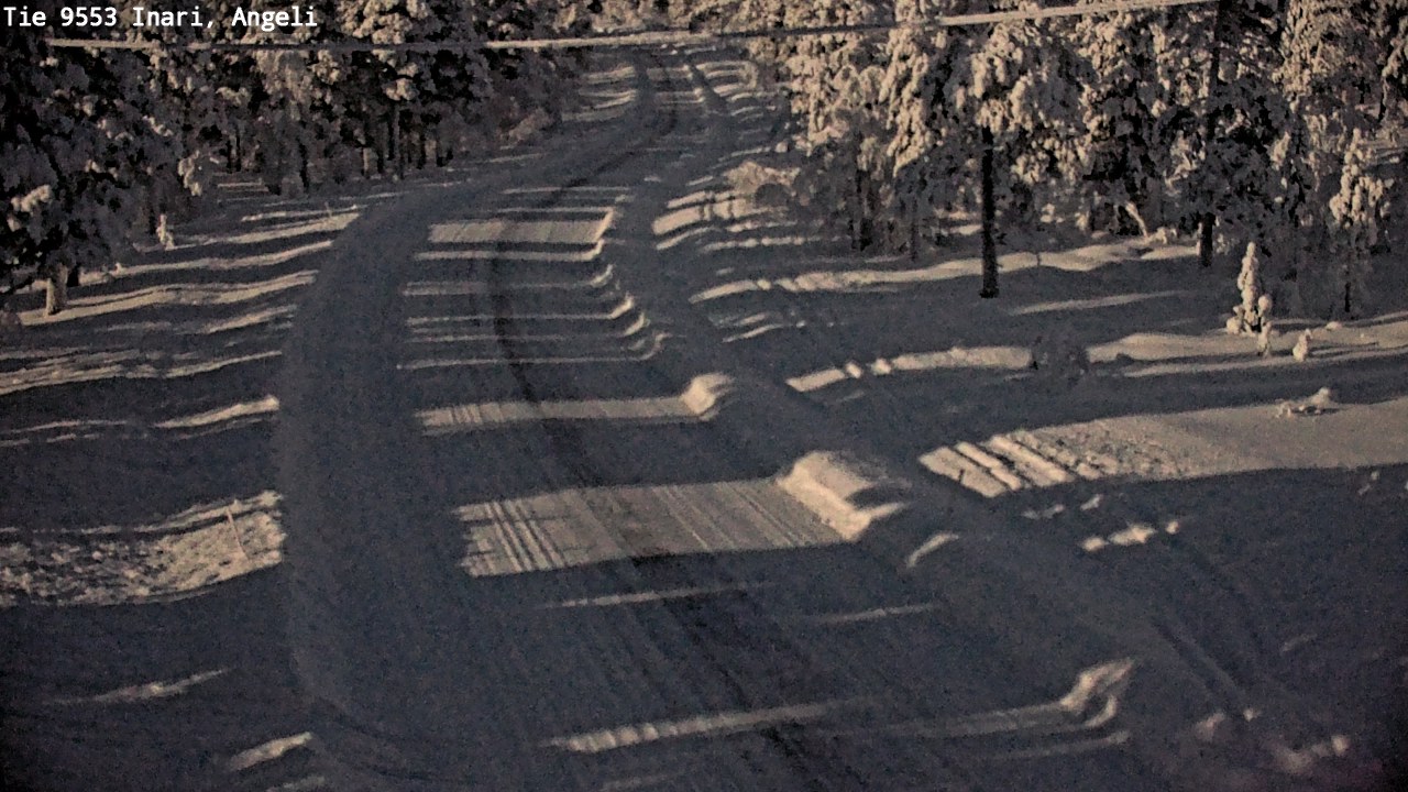 Kelikamerat Kuva Tie 9553 Inari, Angeli, Lintupuolivaara, Inari, Lappi