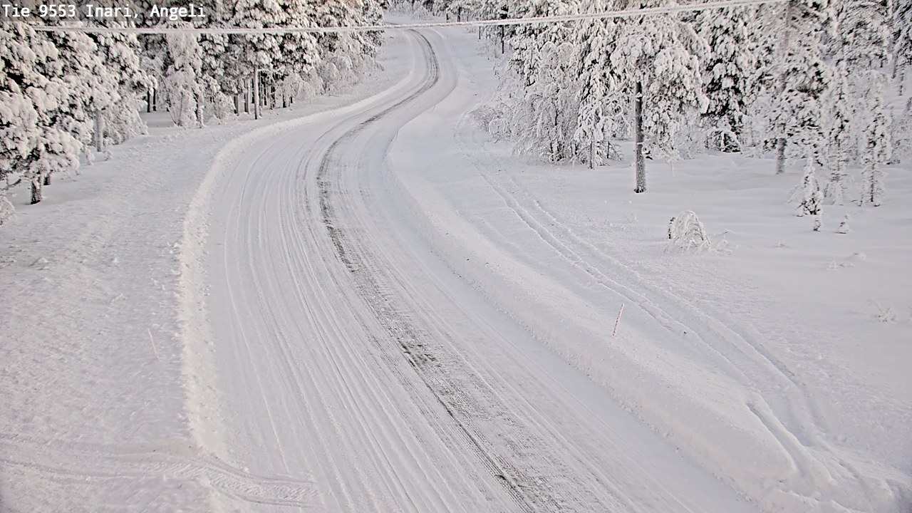 Kelikamerat Kuva Tie 9553 Inari, Angeli, Lintupuolivaara, Inari, Lappi