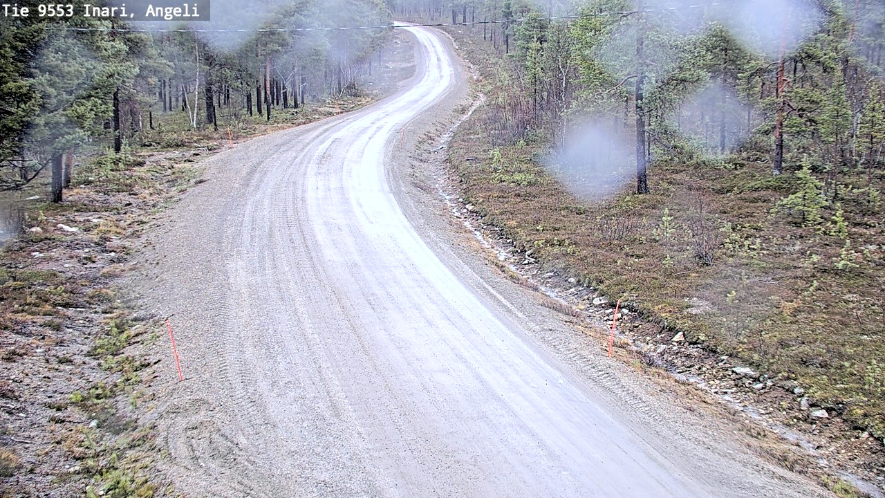 Kelikamerat Kuva Tie 9553 Inari, Angeli, Lintupuolivaara, Inari, Lappi