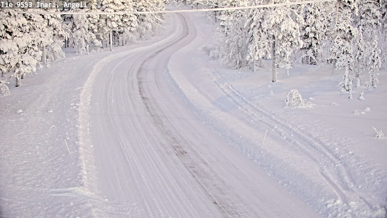 Kelikamerat Kuva Tie 9553 Inari, Angeli, Lintupuolivaara, Inari, Lappi