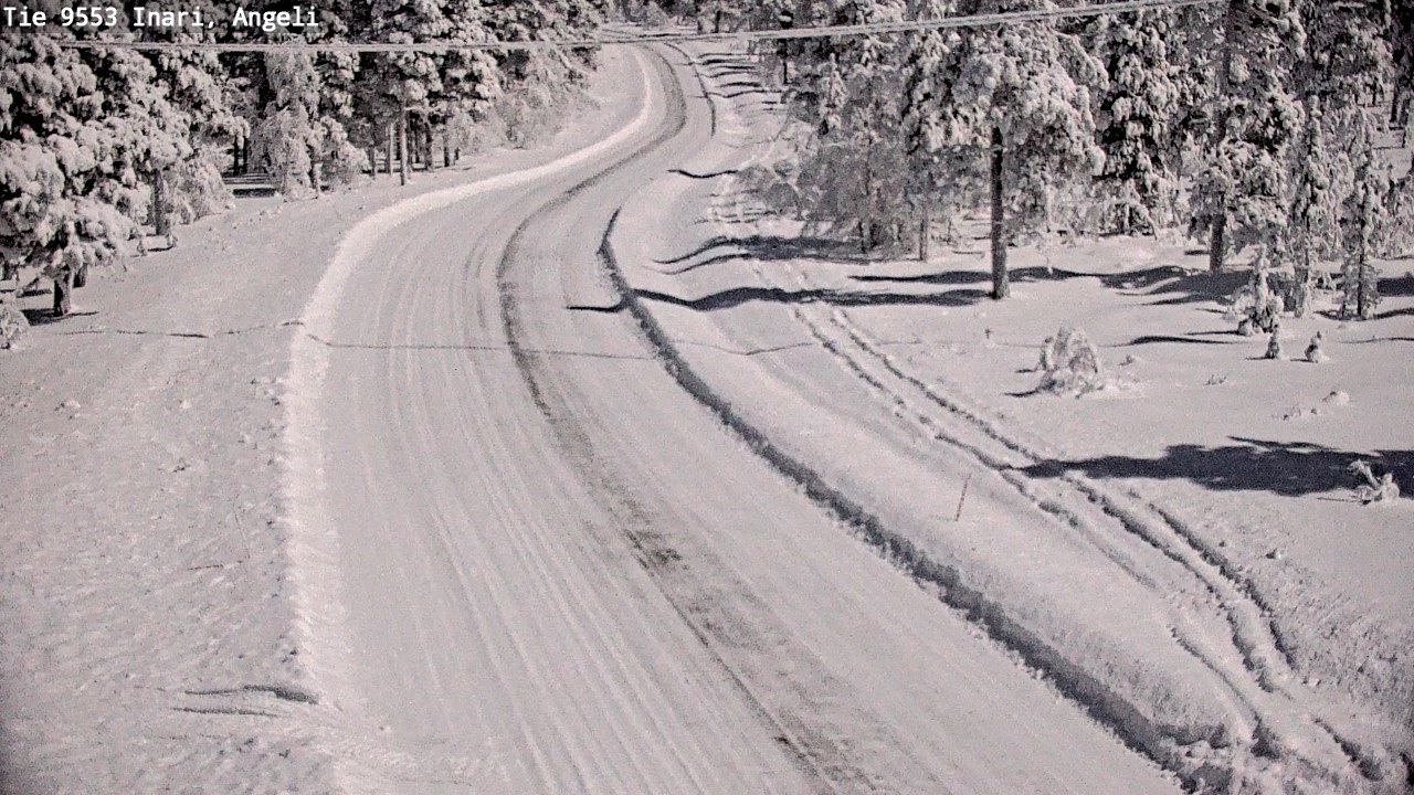 Kelikamerat Kuva Tie 9553 Inari, Angeli, Lintupuolivaara, Inari, Lappi