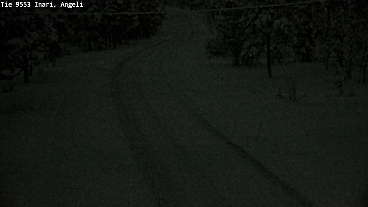 Weather Camera Image Road 9553 Inari, Angeli, Lintupuolivaara, Inari, Lappi