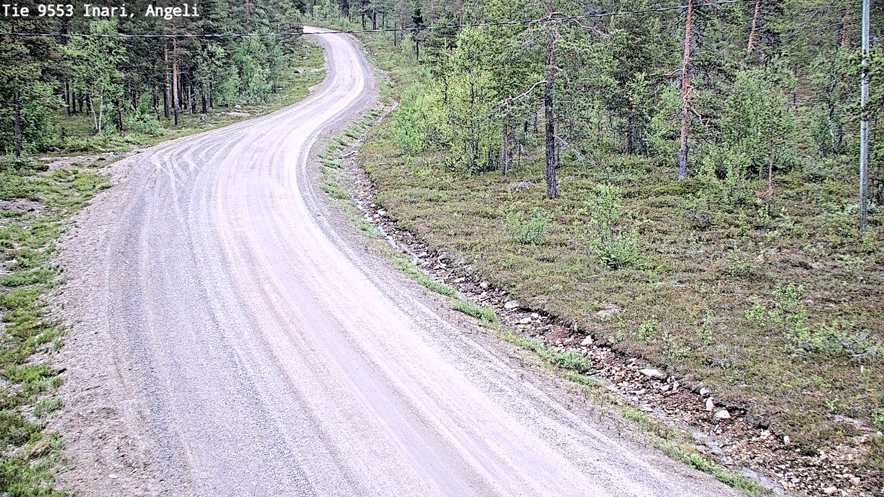 Kelikamerat Kuva Tie 9553 Inari, Angeli, Lintupuolivaara, Inari, Lappi