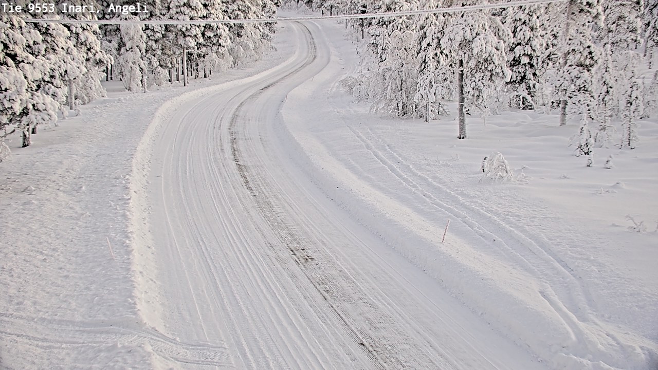 Kelikamerat Kuva Tie 9553 Inari, Angeli, Lintupuolivaara, Inari, Lappi