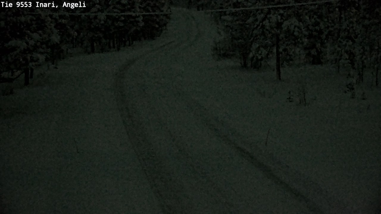 Weather Camera Image Road 9553 Inari, Angeli, Lintupuolivaara, Inari, Lappi