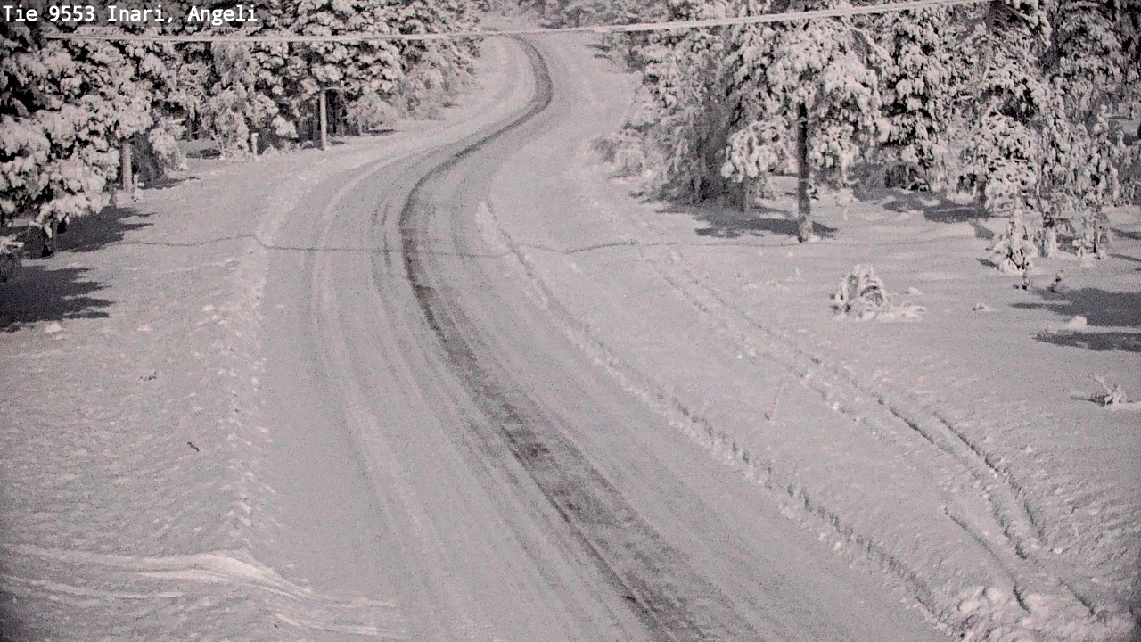 Kelikamerat Kuva Tie 9553 Inari, Angeli, Lintupuolivaara, Inari, Lappi