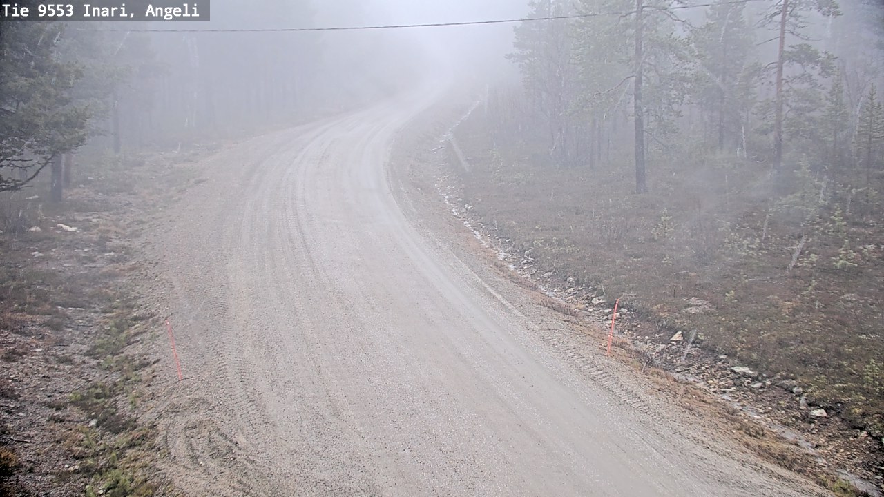 Kelikamerat Kuva Tie 9553 Inari, Angeli, Lintupuolivaara, Inari, Lappi