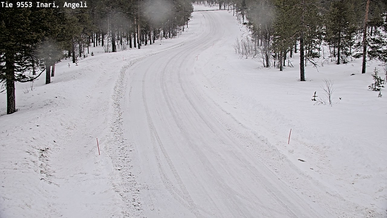Kelikamerat Kuva Tie 9553 Inari, Angeli, Lintupuolivaara, Inari, Lappi