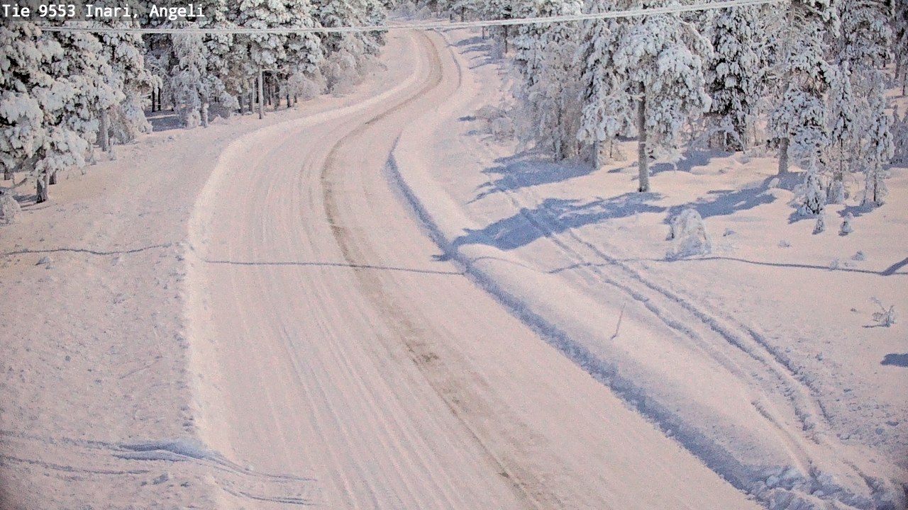 Kelikamerat Kuva Tie 9553 Inari, Angeli, Lintupuolivaara, Inari, Lappi