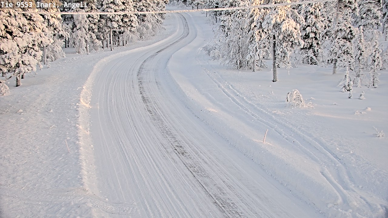 Kelikamerat Kuva Tie 9553 Inari, Angeli, Lintupuolivaara, Inari, Lappi