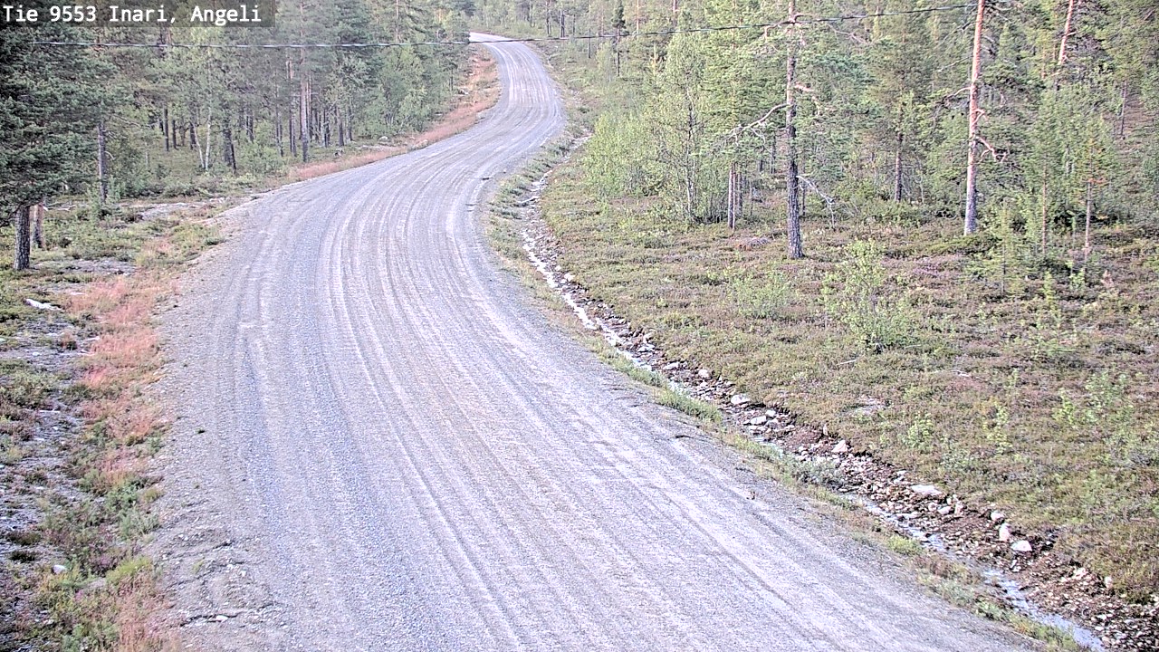 Kelikamerat Kuva Tie 9553 Inari, Angeli, Lintupuolivaara, Inari, Lappi