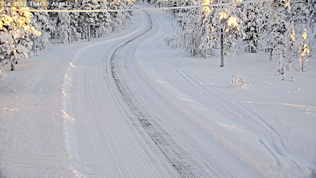 Kelikamerat Kuva Tie 9553 Inari, Angeli, Lintupuolivaara, Inari, Lappi