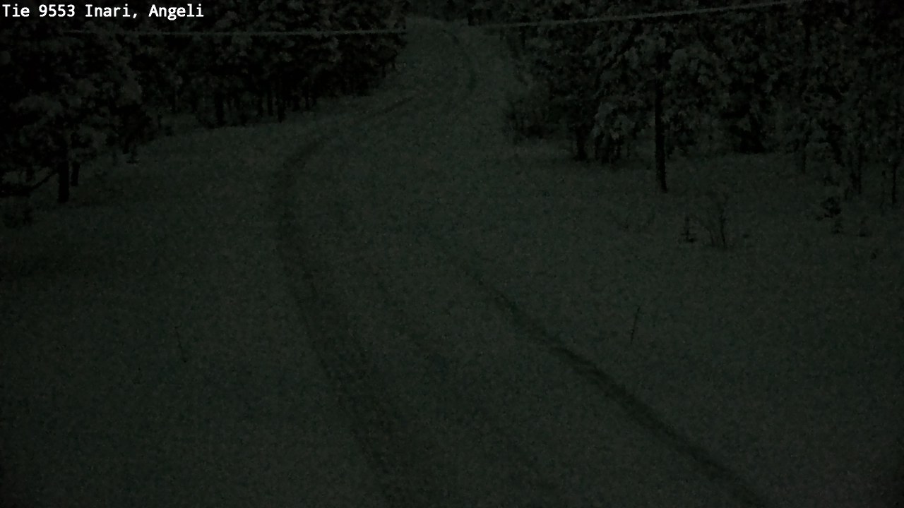 Weather Camera Image Road 9553 Inari, Angeli, Lintupuolivaara, Inari, Lappi