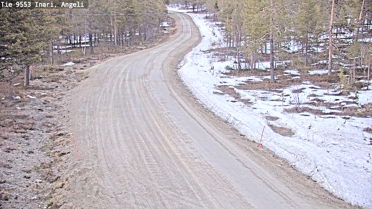 Kelikamerat Kuva Tie 9553 Inari, Angeli, Lintupuolivaara, Inari, Lappi