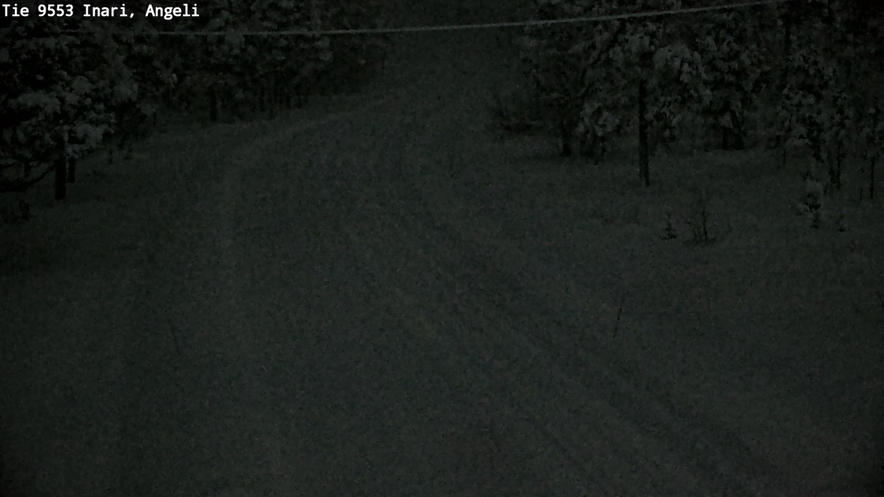 Weather Camera Image Road 9553 Inari, Angeli, Lintupuolivaara, Inari, Lappi