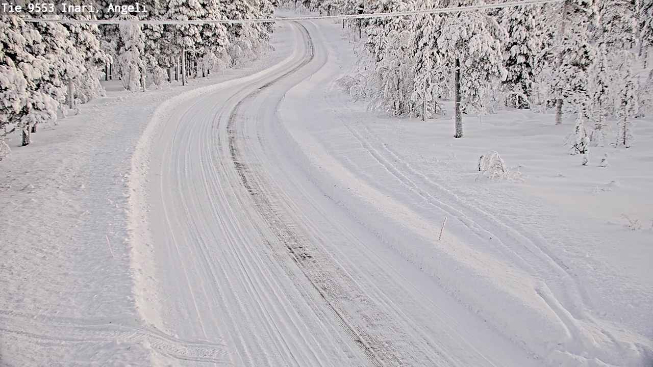 Kelikamerat Kuva Tie 9553 Inari, Angeli, Lintupuolivaara, Inari, Lappi