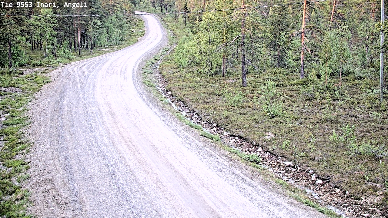 Kelikamerat Kuva Tie 9553 Inari, Angeli, Lintupuolivaara, Inari, Lappi