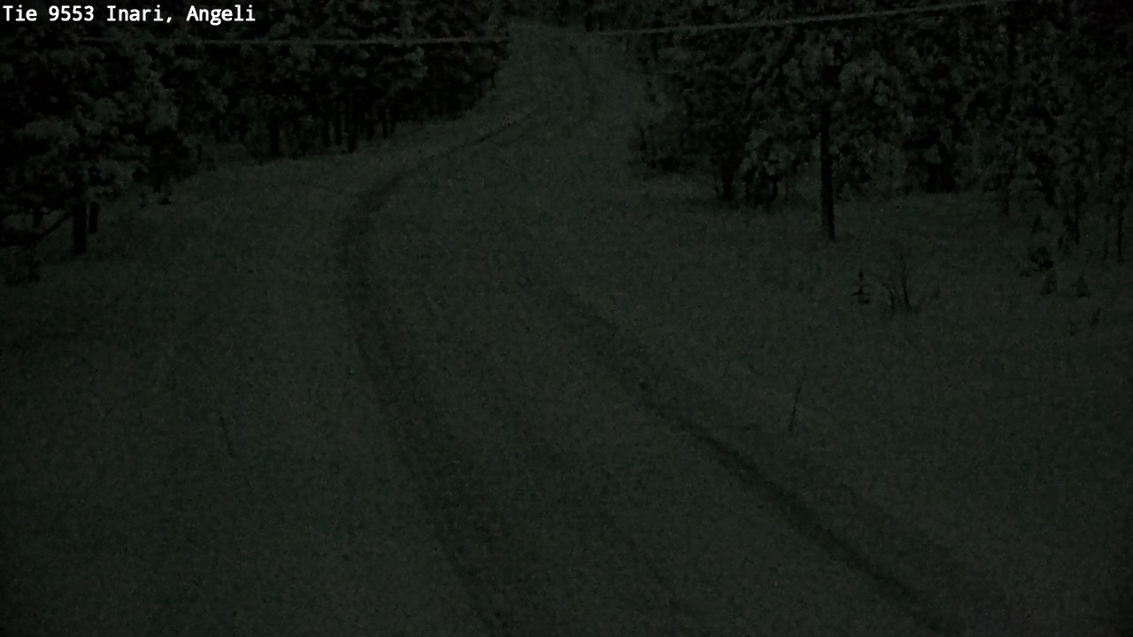 Weather Camera Image Road 9553 Inari, Angeli, Lintupuolivaara, Inari, Lappi