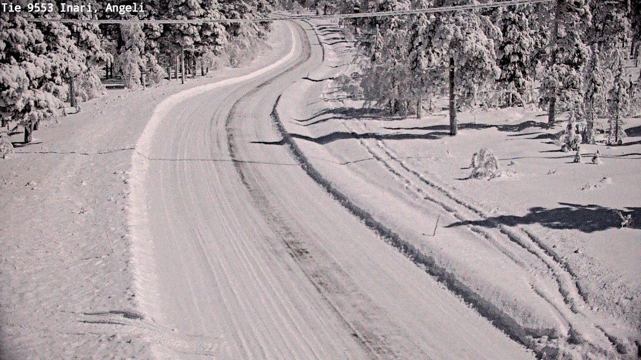 Kelikamerat Kuva Tie 9553 Inari, Angeli, Lintupuolivaara, Inari, Lappi