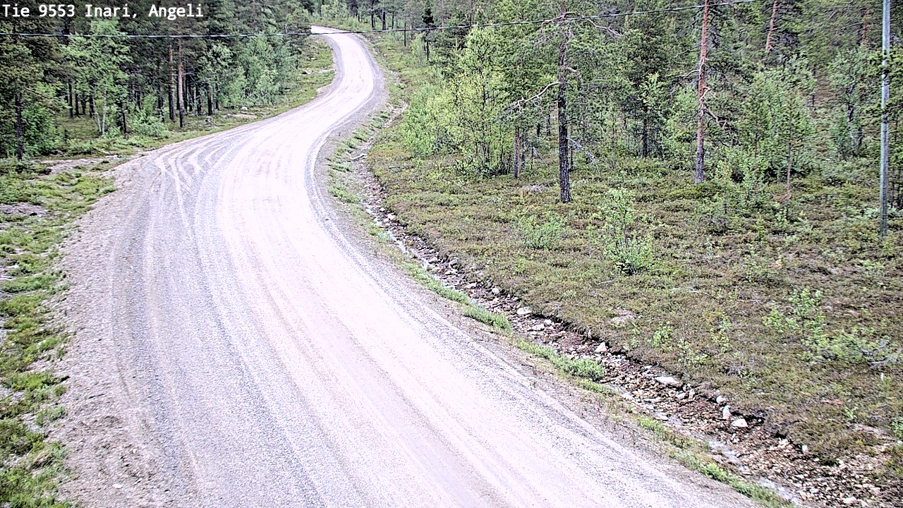 Kelikamerat Kuva Tie 9553 Inari, Angeli, Lintupuolivaara, Inari, Lappi
