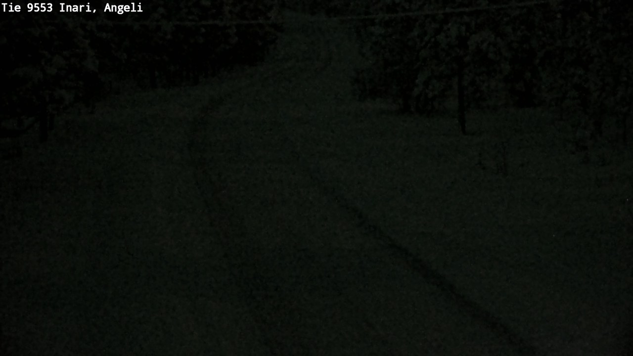 Weather Camera Image Väg 9553 Inari, Angeli, Lintupuolivaara, Inari, Lappi