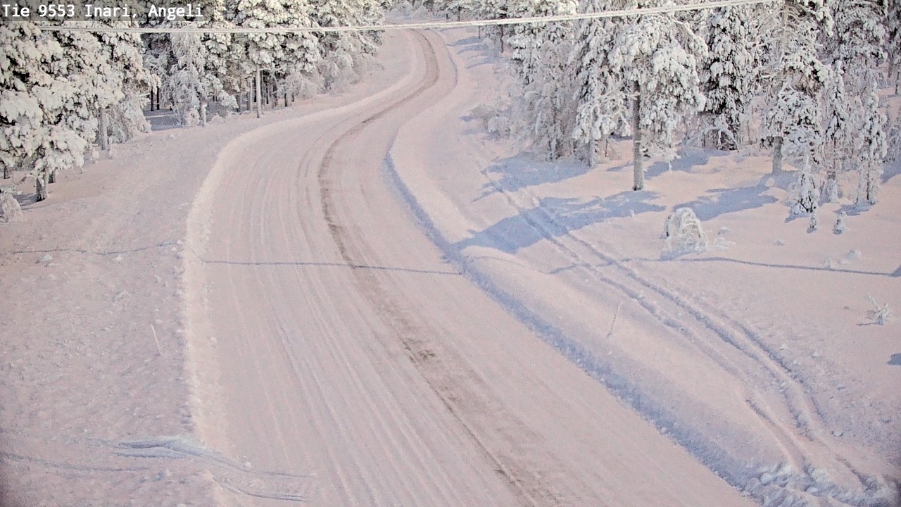Kelikamerat Kuva Tie 9553 Inari, Angeli, Lintupuolivaara, Inari, Lappi