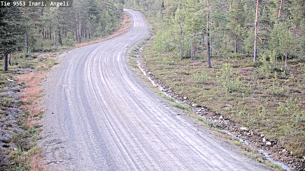 Kelikamerat Kuva Tie 9553 Inari, Angeli, Lintupuolivaara, Inari, Lappi