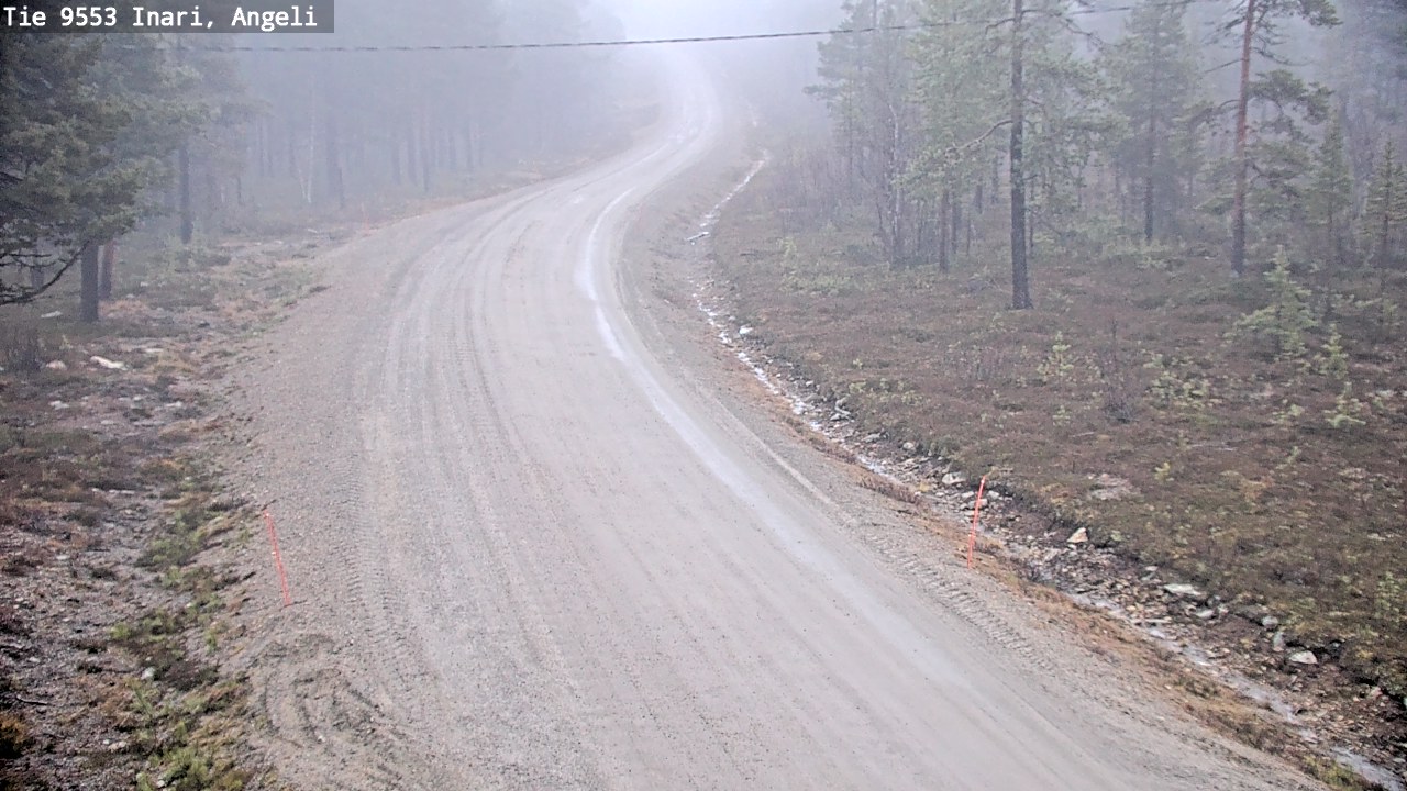 Kelikamerat Kuva Tie 9553 Inari, Angeli, Lintupuolivaara, Inari, Lappi