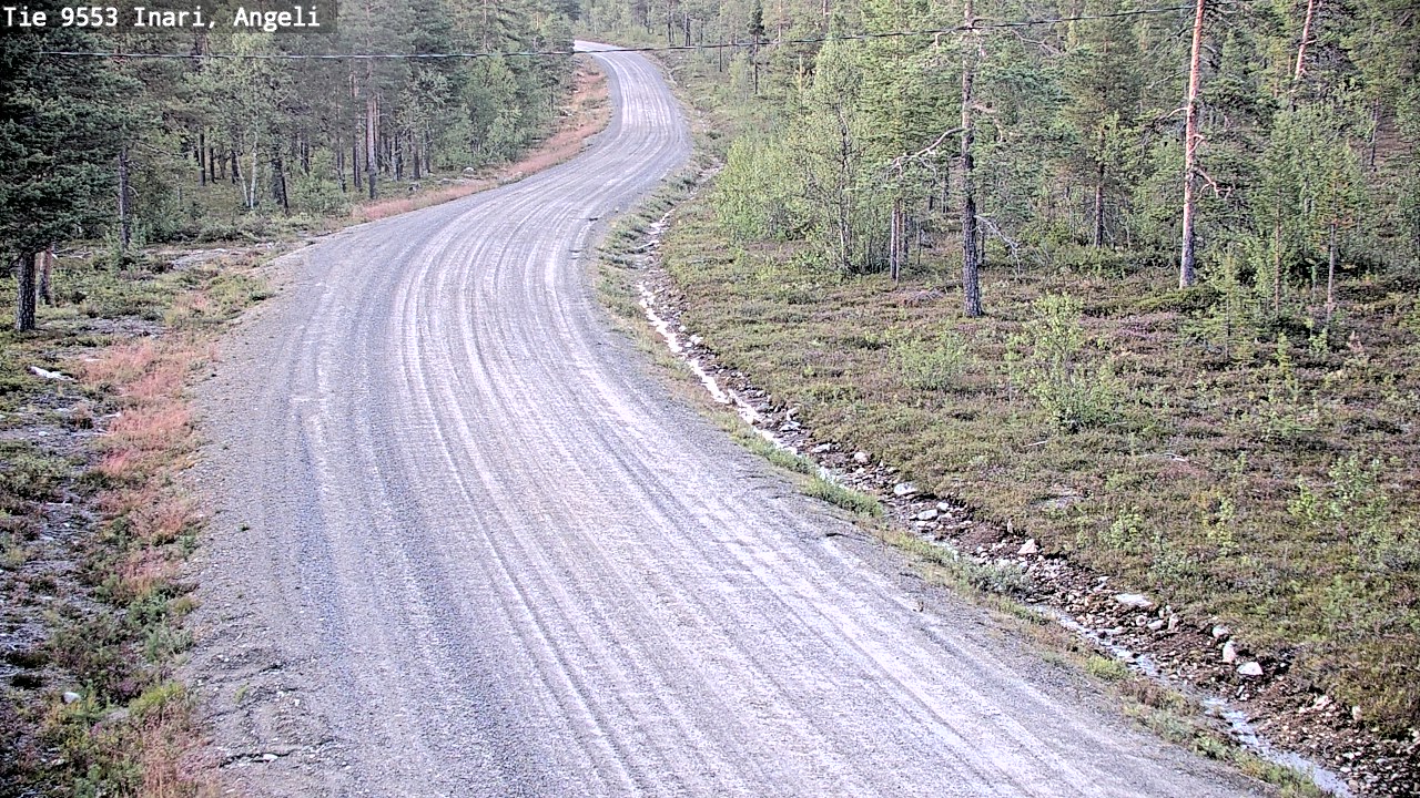 Kelikamerat Kuva Tie 9553 Inari, Angeli, Lintupuolivaara, Inari, Lappi