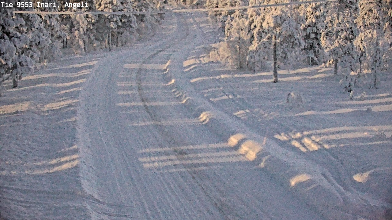 Kelikamerat Kuva Tie 9553 Inari, Angeli, Lintupuolivaara, Inari, Lappi