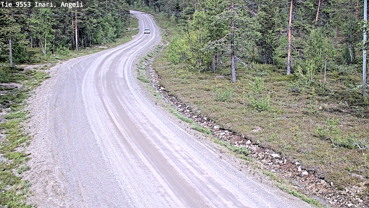 Kelikamerat Kuva Tie 9553 Inari, Angeli, Lintupuolivaara, Inari, Lappi