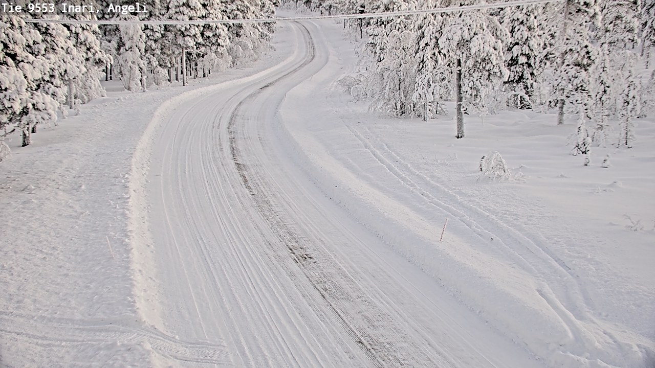 Kelikamerat Kuva Tie 9553 Inari, Angeli, Lintupuolivaara, Inari, Lappi