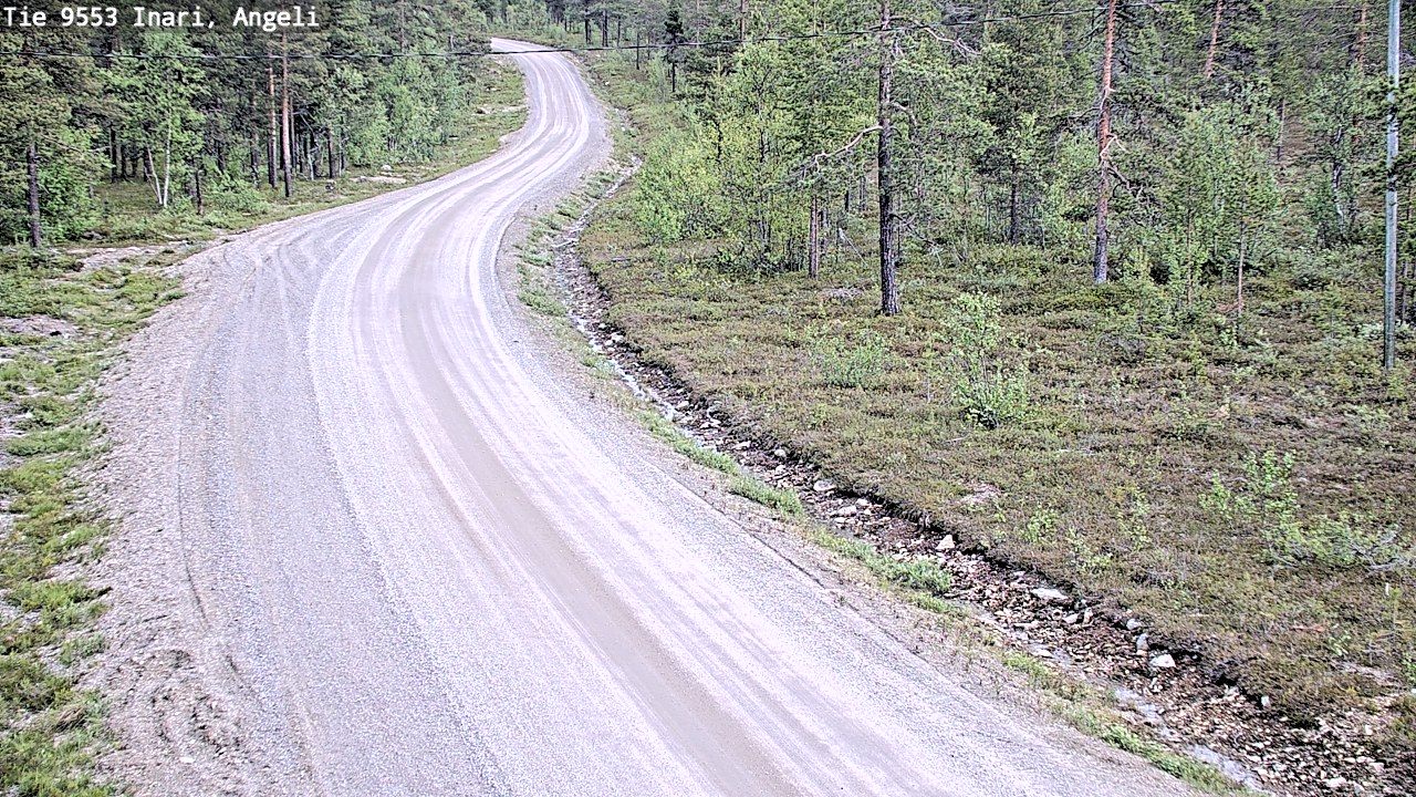 Kelikamerat Kuva Tie 9553 Inari, Angeli, Lintupuolivaara, Inari, Lappi