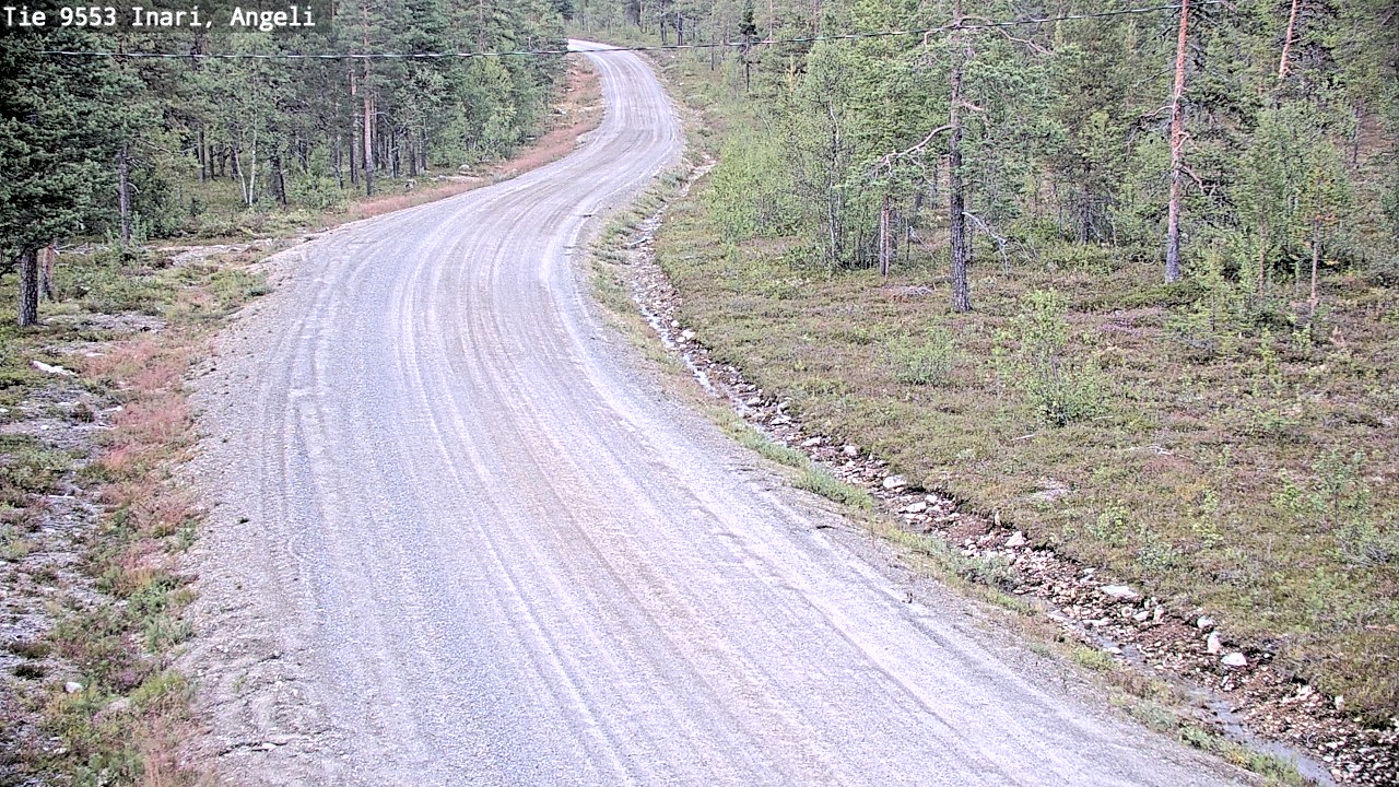 Kelikamerat Kuva Tie 9553 Inari, Angeli, Lintupuolivaara, Inari, Lappi